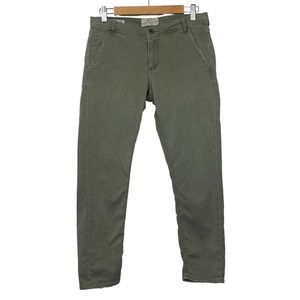 LUCKY BRAND Sienna Slim Boyfriend Jeans, Military Green, Size 26